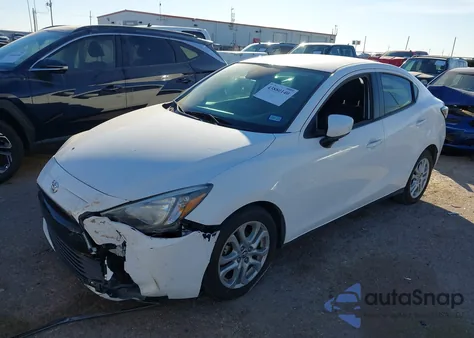 2017 Toyota Yaris Ia z USA, uszkodzony, nr VIN 3MYDLBYV8HY153331